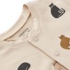 Lichtroos kruippakje met katjes - Birk printed pyjamas jumpsuit miauw/apple blossom mix noos